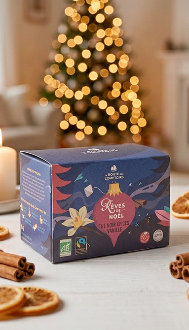 Thé noir epices vanille Rêves de Noël
