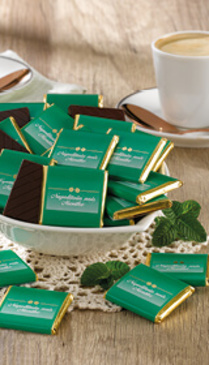 Napolitains chocolat noir menthe