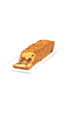 Cake aux cerises rouges