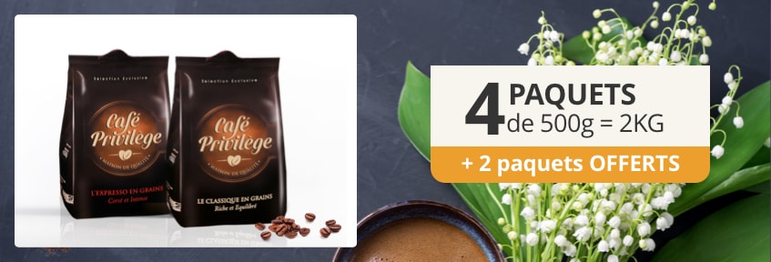 Café en Grains pur arabica 3 kg