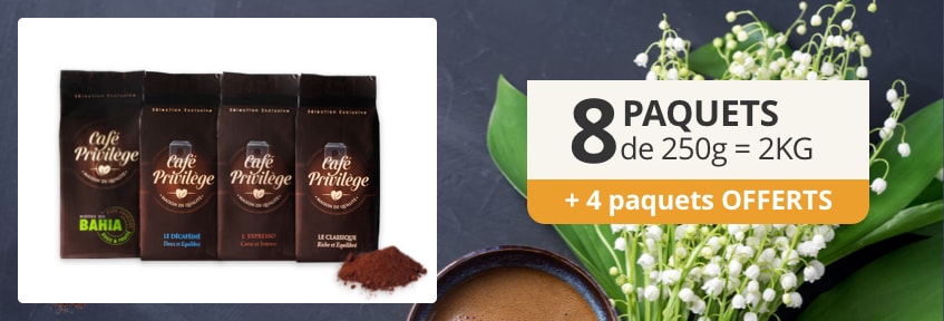 Café panachage moulu x12