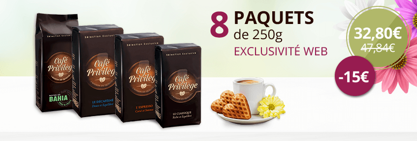 Café Privilège Moulu 2 kg