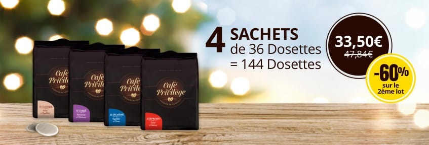 Café Privilège Dosettes  P (4x250g)