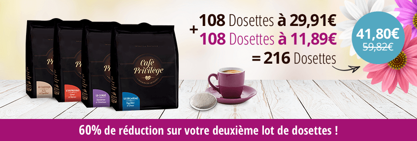 Café Privilège Dosettes  P (6x250g)