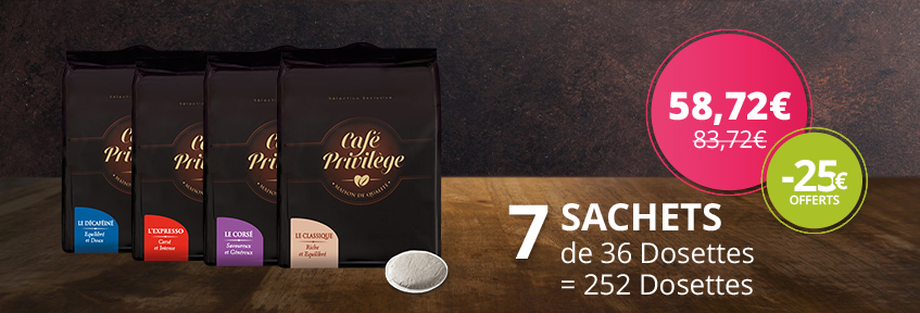 Café Privilège Dosettes  P (7x250g)