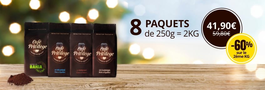 Café Privilège Moulu 2 kg