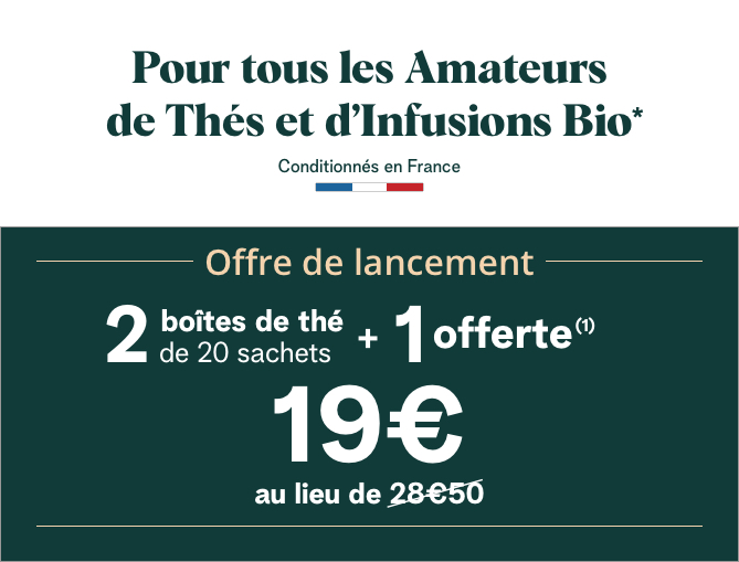 L'offre Thés - 1 Offerts